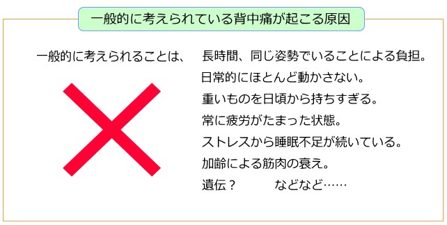 背中痛説明２
